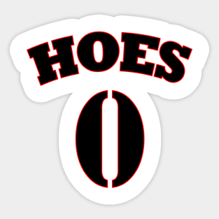 Hoes Zero Sticker